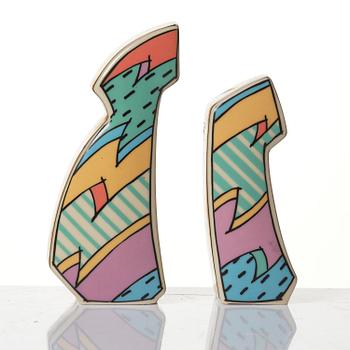 Dorothy Hafner, a 47-piece "Flash" ceramic dinner service, Rosenthal, Germany, post 1984.