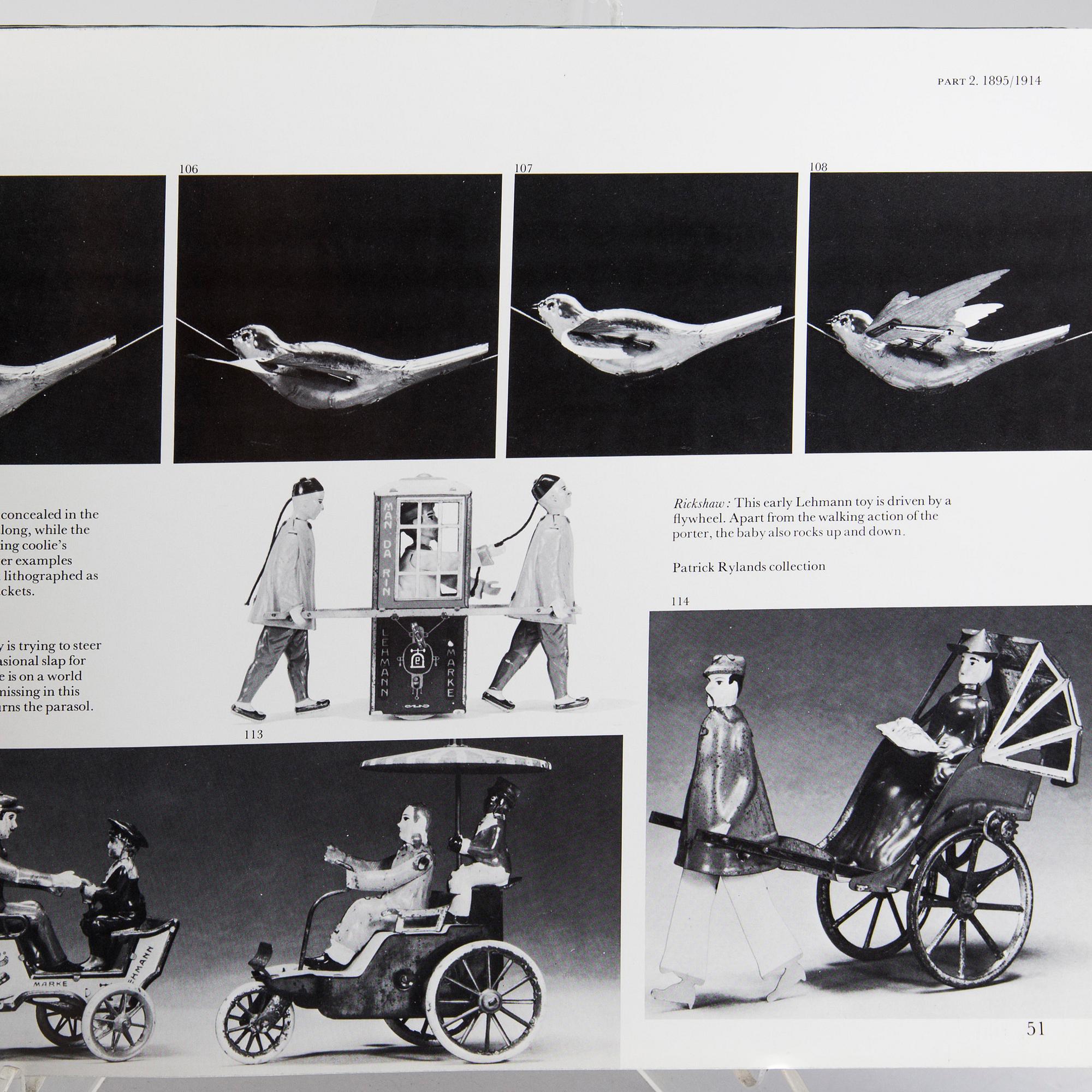 BÖCKER, 5 stycken, leksakslitteratur, bland annat "The Art of the Tin Toy".