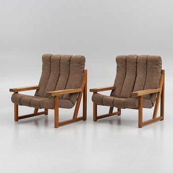Vagn Fuglsang, a pair of armchairs, Collection Fuglsang, Skals, Denmark, second half of the 20th Century.