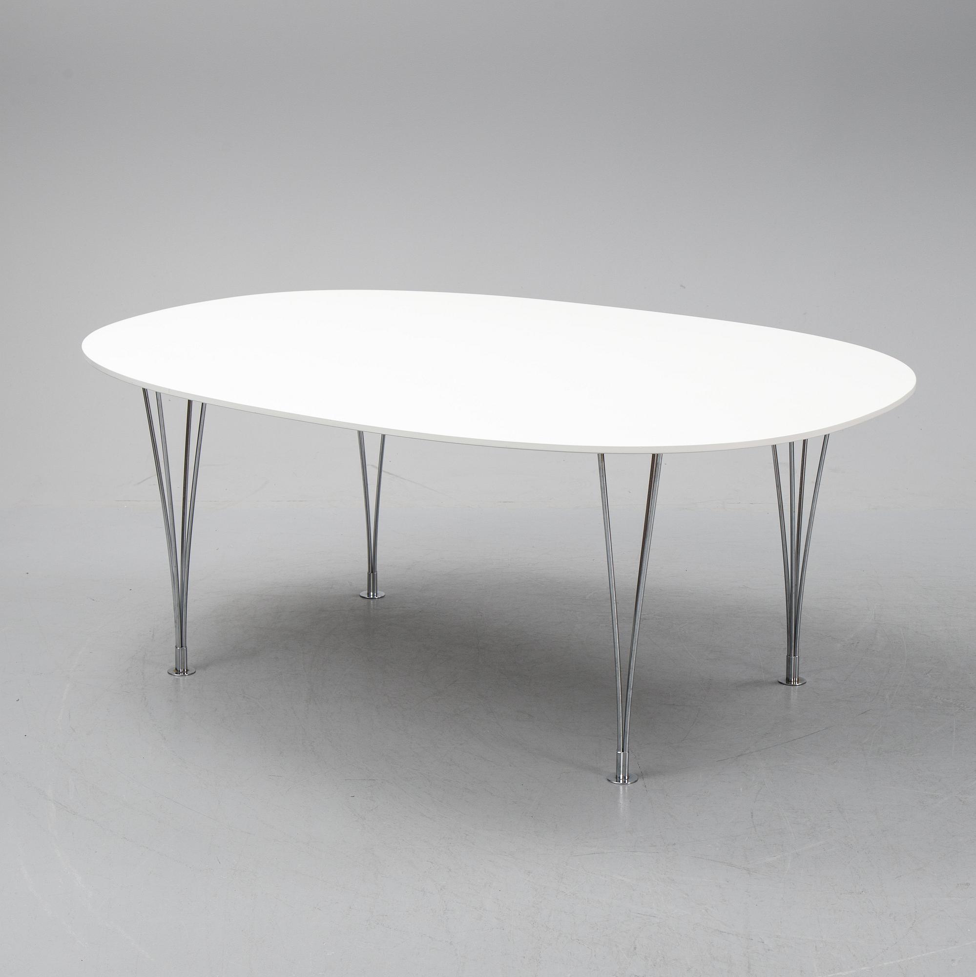 Piet Hein & Bruno Mathsson, matbord, "Superellips", Mathsson International, Värnamo.