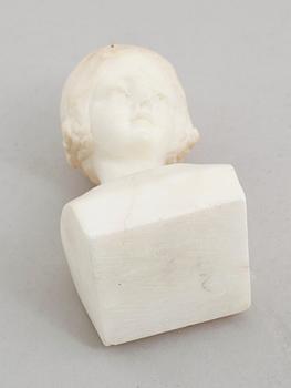 SKULPTUR, alabaster, 1900-talets första hälft.