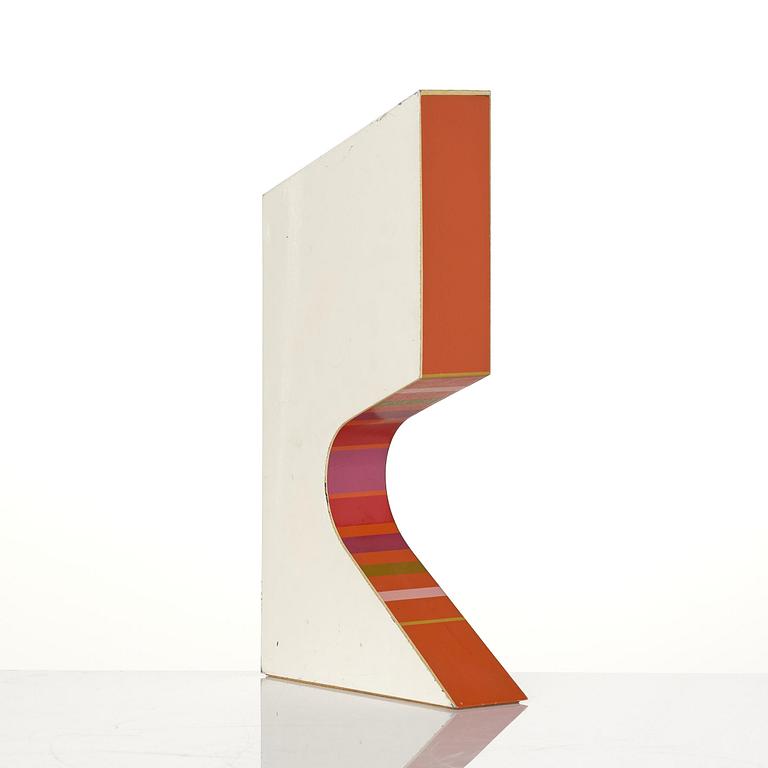 Richard Smith, sculpture, painted metal, signed and numbered 26/50.