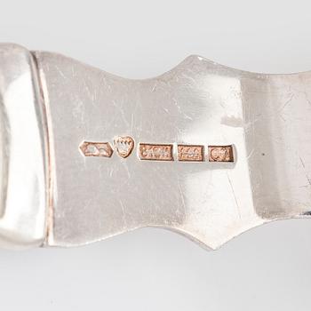 Bestickuppsättning, 78 delar, silver, "Chippendale", Kultakeskus Tavastehus 1955-1959.