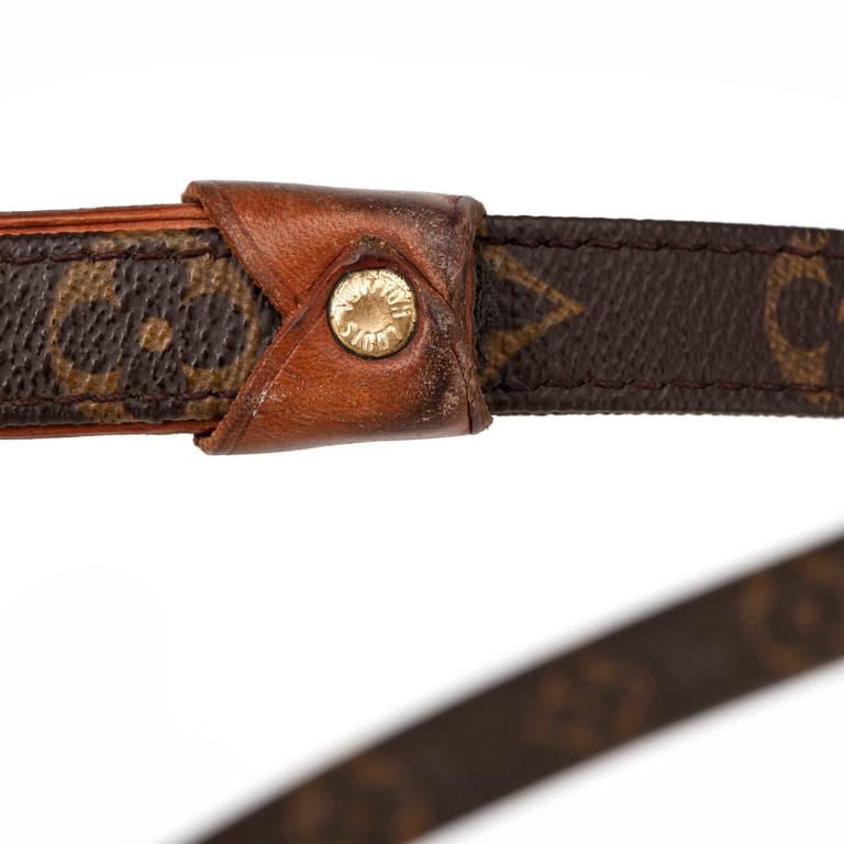 LOUIS VUITTON, a monogram canvas dog leash, "Baxter Dog Leash GM".