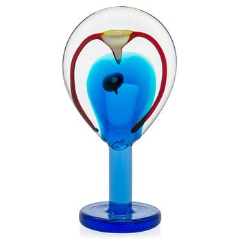 Oiva Toikka, a 'Lollipop' glass sculpture signed Oiva Toikka, Nuutajärvi 2004 135/200.