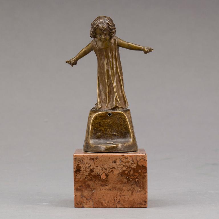 FRANZ SAUTNER, skulptur, brons, signerad.