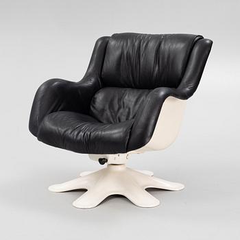 Yrjö Kukkapuro, fåtölj, modell 418N, Haimi, 1970-tal.