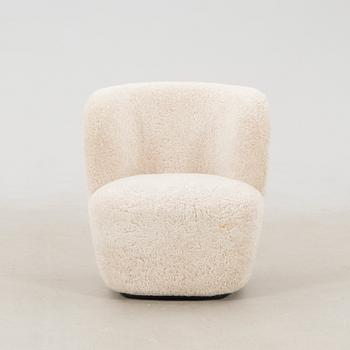 Space Copenhagen swivel armchair "Stay lounge chair" for Gubi Denmark, designed in 2015.
