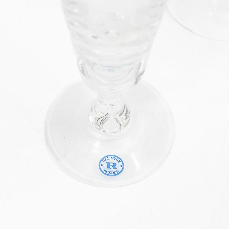 Reijmyre Glasbruk, a 20 piece "Antique" glass service.