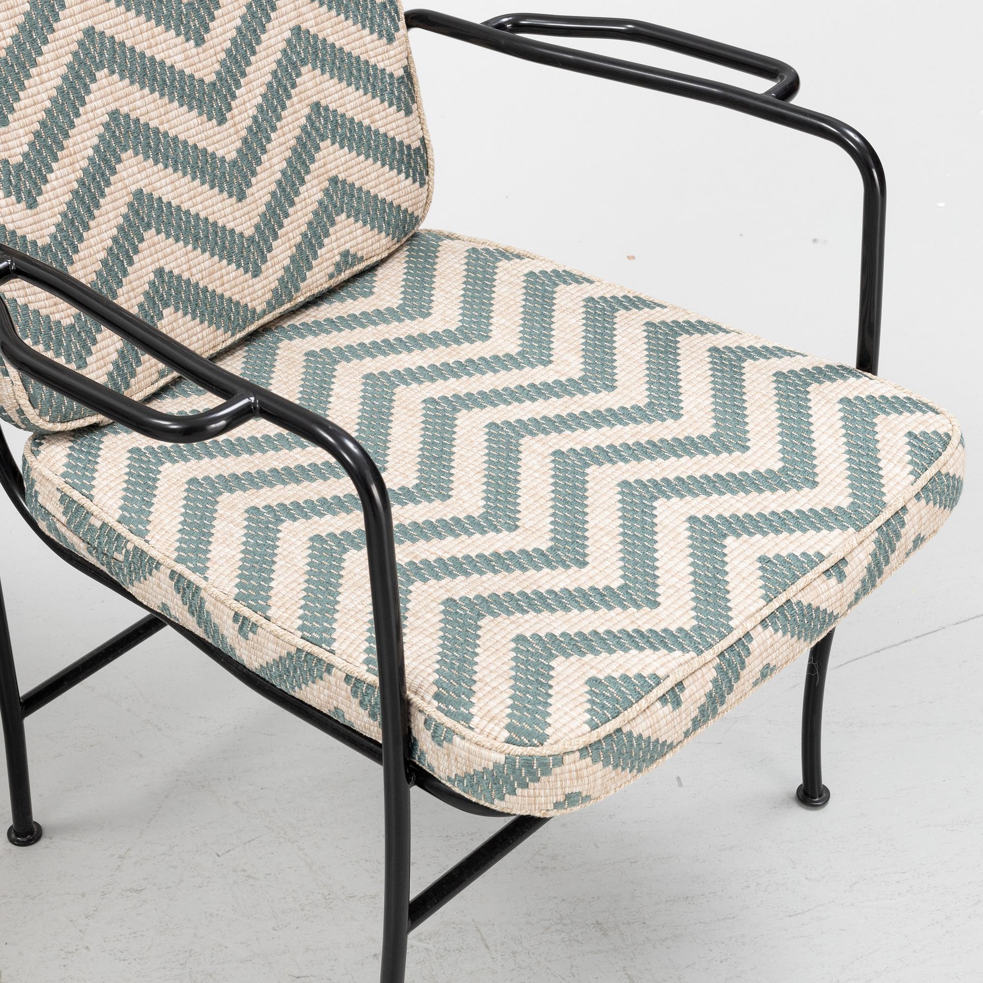 Josef Frank, four garden chairs, Firma Svenskt Tenn, Sweden.
