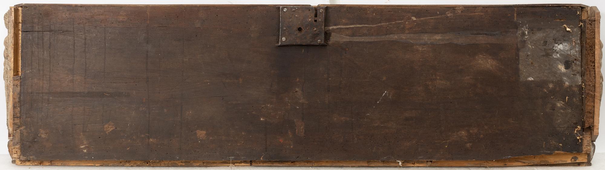 An Italian carved baroque panel, 17th / 18th century.