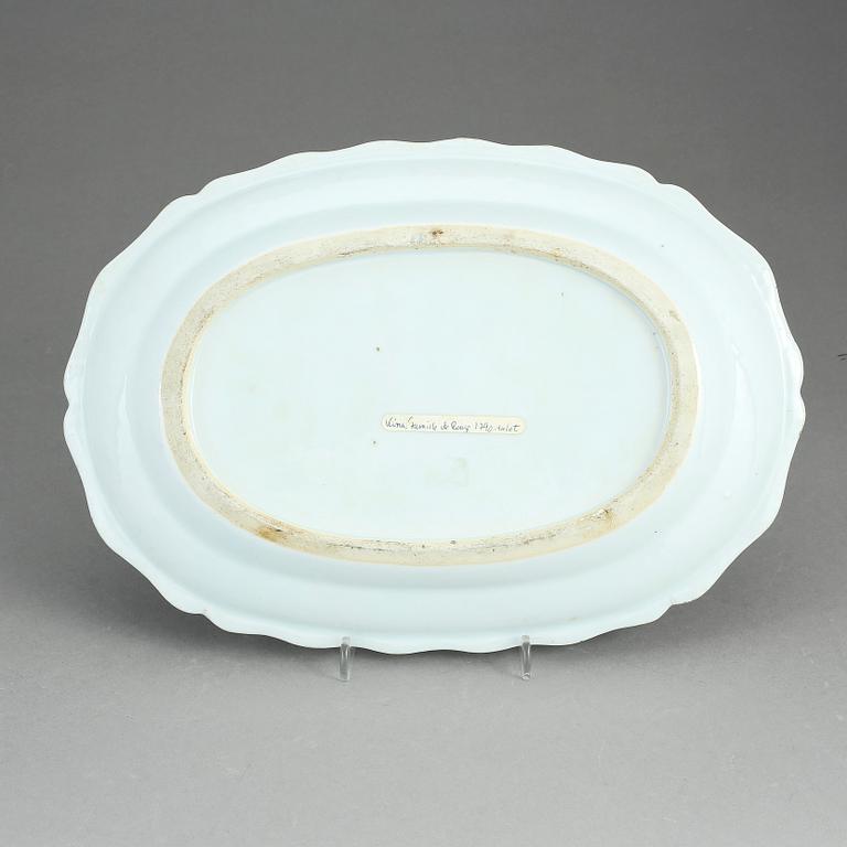 STEKFAT, porslin, Kina, Qianlong (1736-1795).