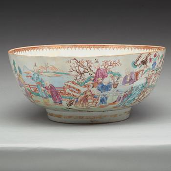 BÅLSKÅL, kompaniporslin. Qingdynastin, Qianlong (1736-95).