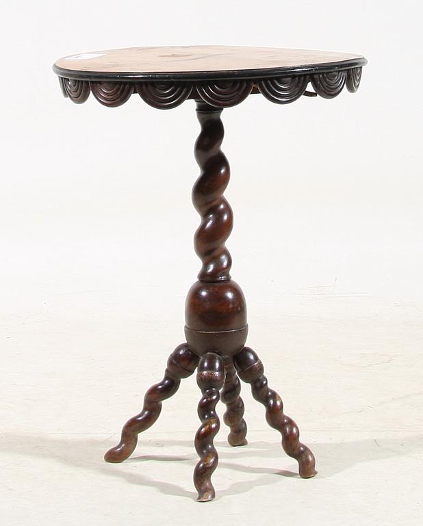 LAMPBORD, nyrenässans, sent 1800-tal.