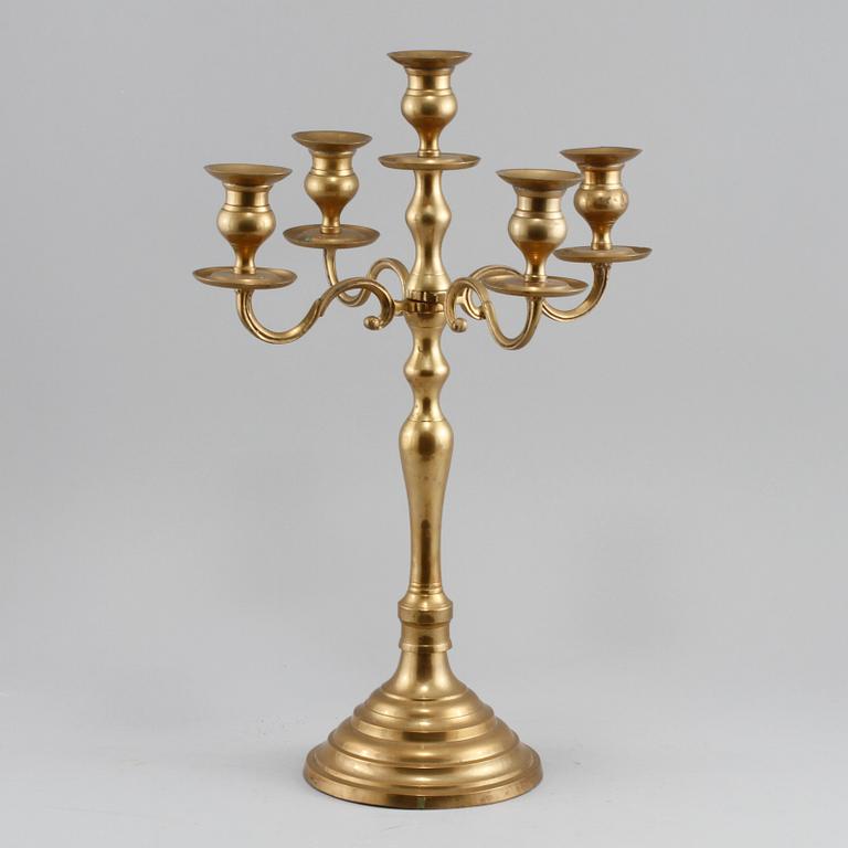 KANDELABER, malm, 1900-tal.
