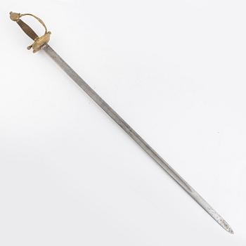 A Swedish infantry officer's sword, circa 1800.