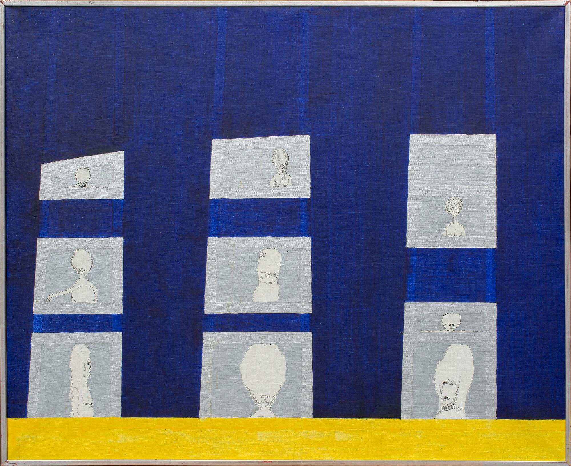 ROY LINDQVIST, oljemålning, signerad och daterad -74-75 a tergo.