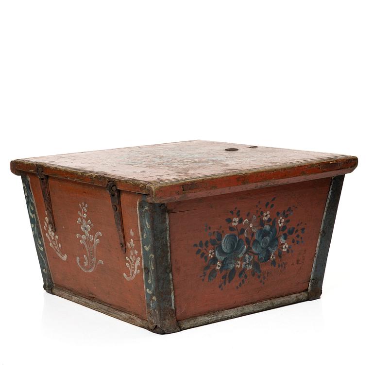 Skrin, allmoge, Jämtland. Märkt BHD och invändigt daterat 1794.