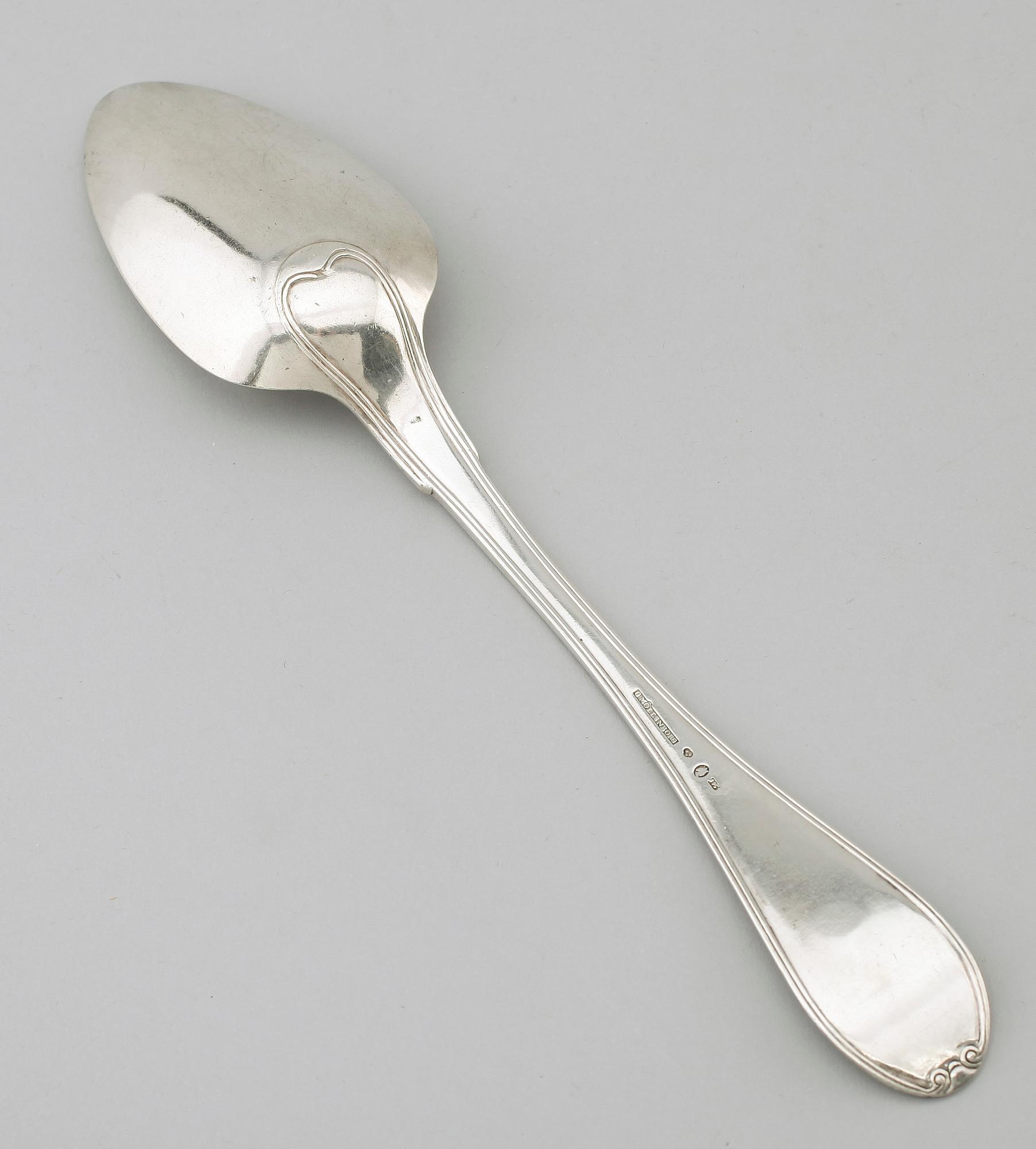 RAGUSKED, silver, Gustaf Möllenborg, Stockholm 1825. Vikt ca 134 gram.