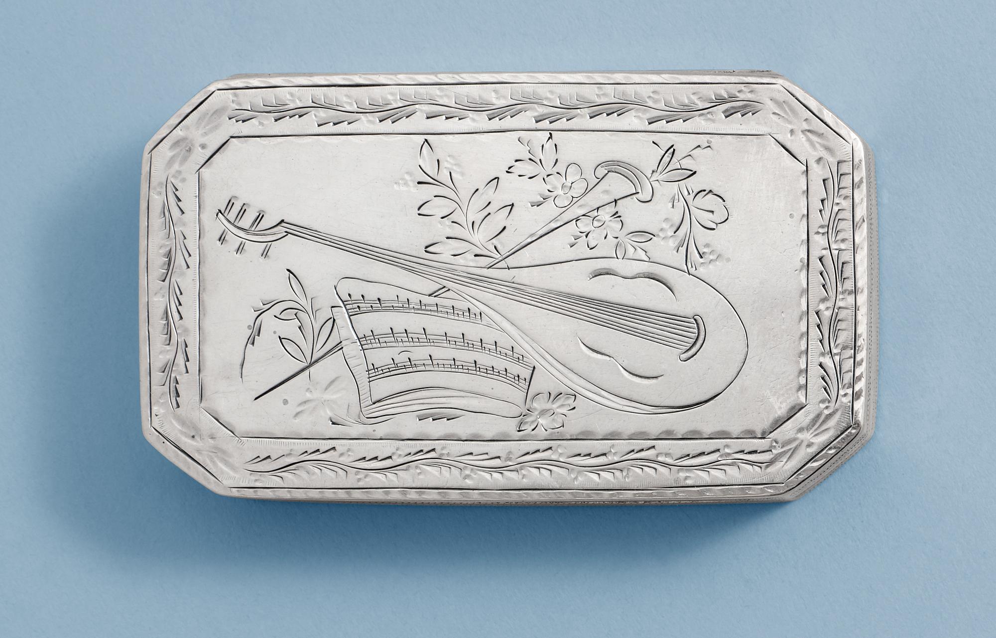 SNUSDOSA, av Stephan Westerstråhle, Stockholm 1808.