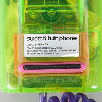 PUHELIN, "Swatch Twin Phone", Deluxe Version, 1980-luku.