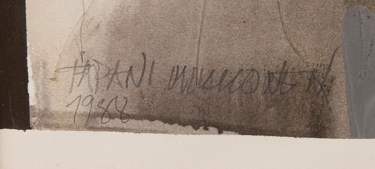 TAPANI MIKKONEN, sekatekniikka, signeerattu ja päivätty 1988.