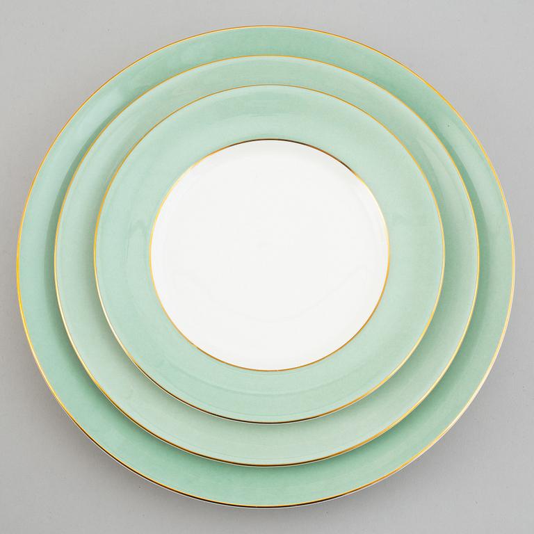 52 pieces Karin Björquist, "Paris", porcelain, Gustavsberg.