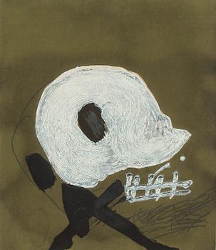 Antoni Tàpies, etching in colours, signed 76/99.