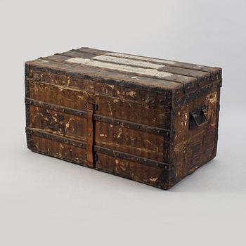 A trunk by Louis Vuitton, late 1800s.