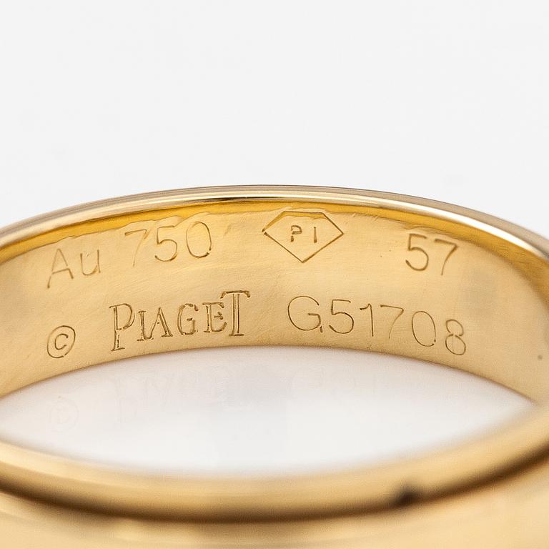 Piaget, An 18K gold ring "Possession" with a ca. 0.015 ct diamond. Marked Piaget, G51708 57.