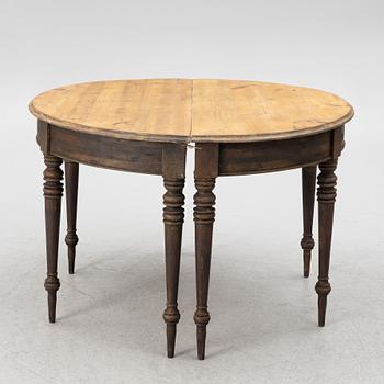 Månbord, ett par, Sverige, 1800-talets senare del.