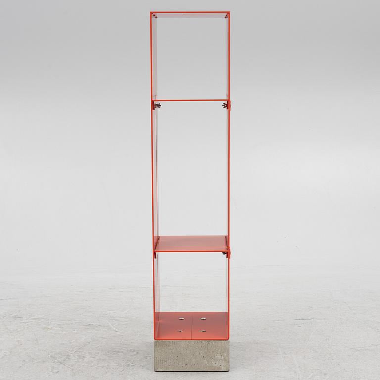 Cornelia Lindlöf, wood rack/shelf, "Manhattan cabinet" Röshult.