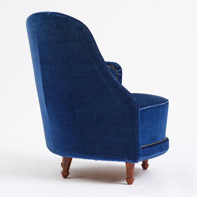 Carl Cederholm, a Swedish Modern armchair, Stil & Form, Stockholm, 1940s-50s.