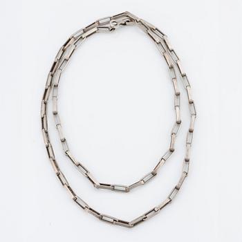 Karl-Ingemar Johansson, necklace, silver, Gothenburg 1976.