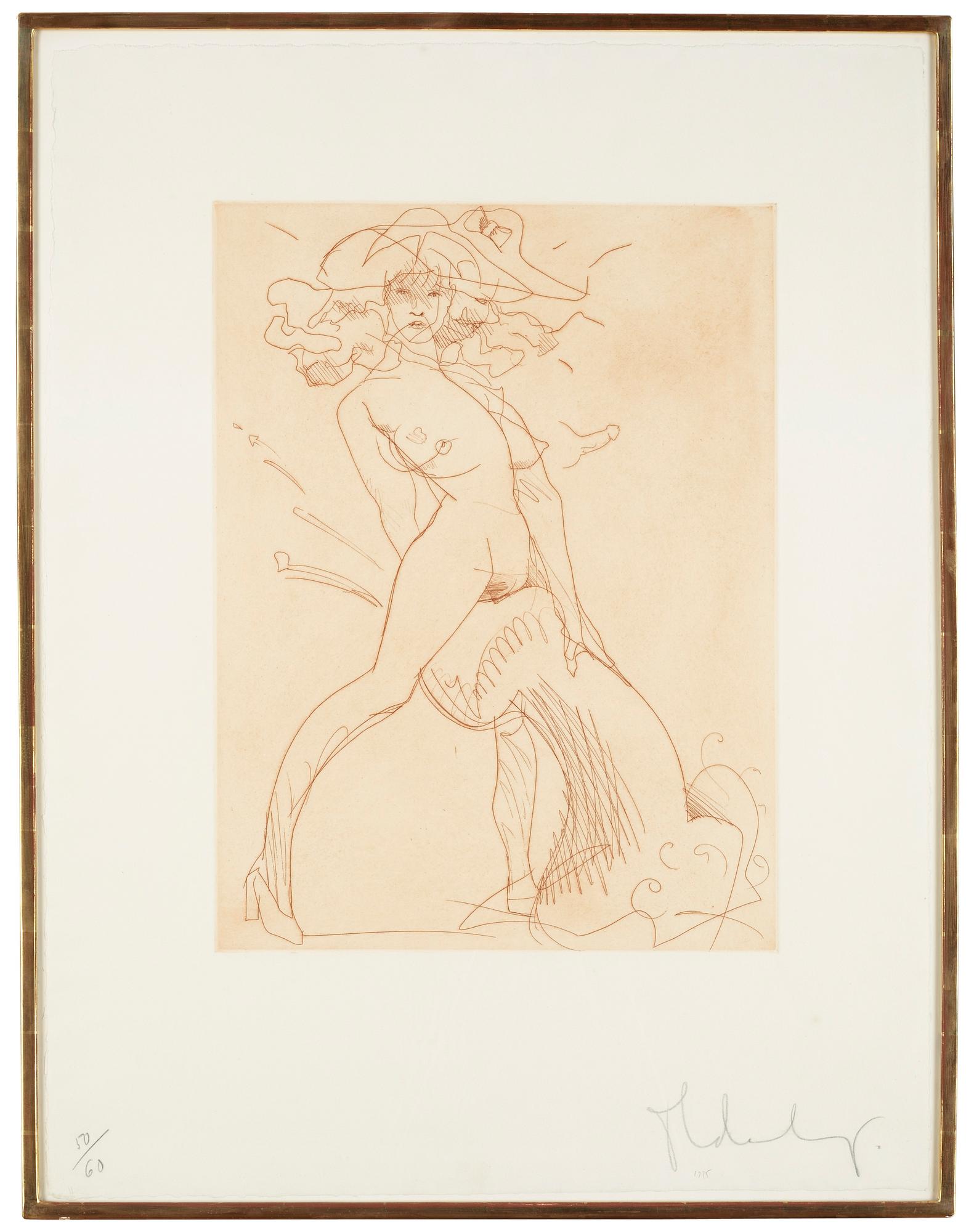 Claes Oldenburg, "Figure and phallus I".