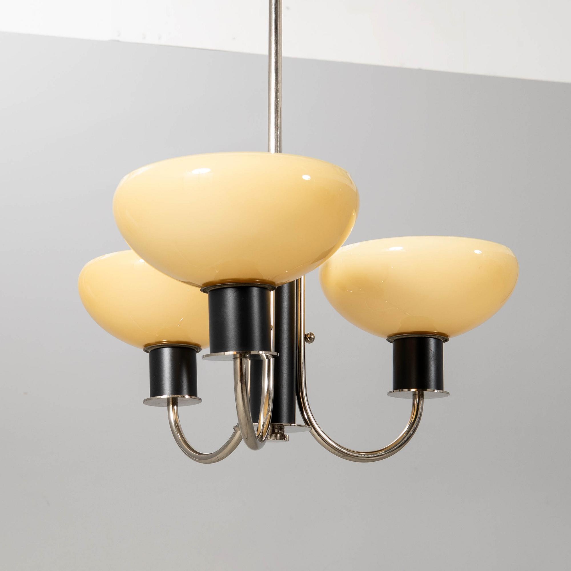 Erik Tidstrand, ceiling lamp, model "28890", Nordiska Kompaniet, 1930s-40s.