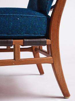 Carl-Axel Acking, an easy chair, "NK Hantverk" Nordiska Kompaniet, 1940s. Provenance Carl Axel Acking.