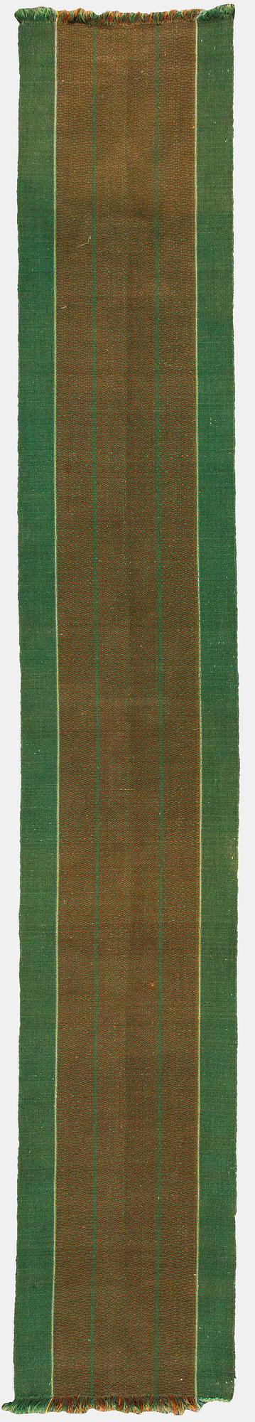 Käytävämatto, 1900-luvun alku. Noin 395 x 62 cm.