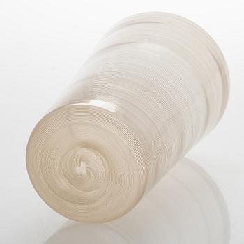 Paolo Venini, a vase etched signature Venini Murano Italia 1950's.