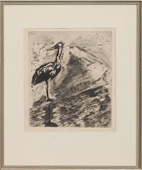 Marc Chagall · MARC CHAGALL, etsning, sign i plåten