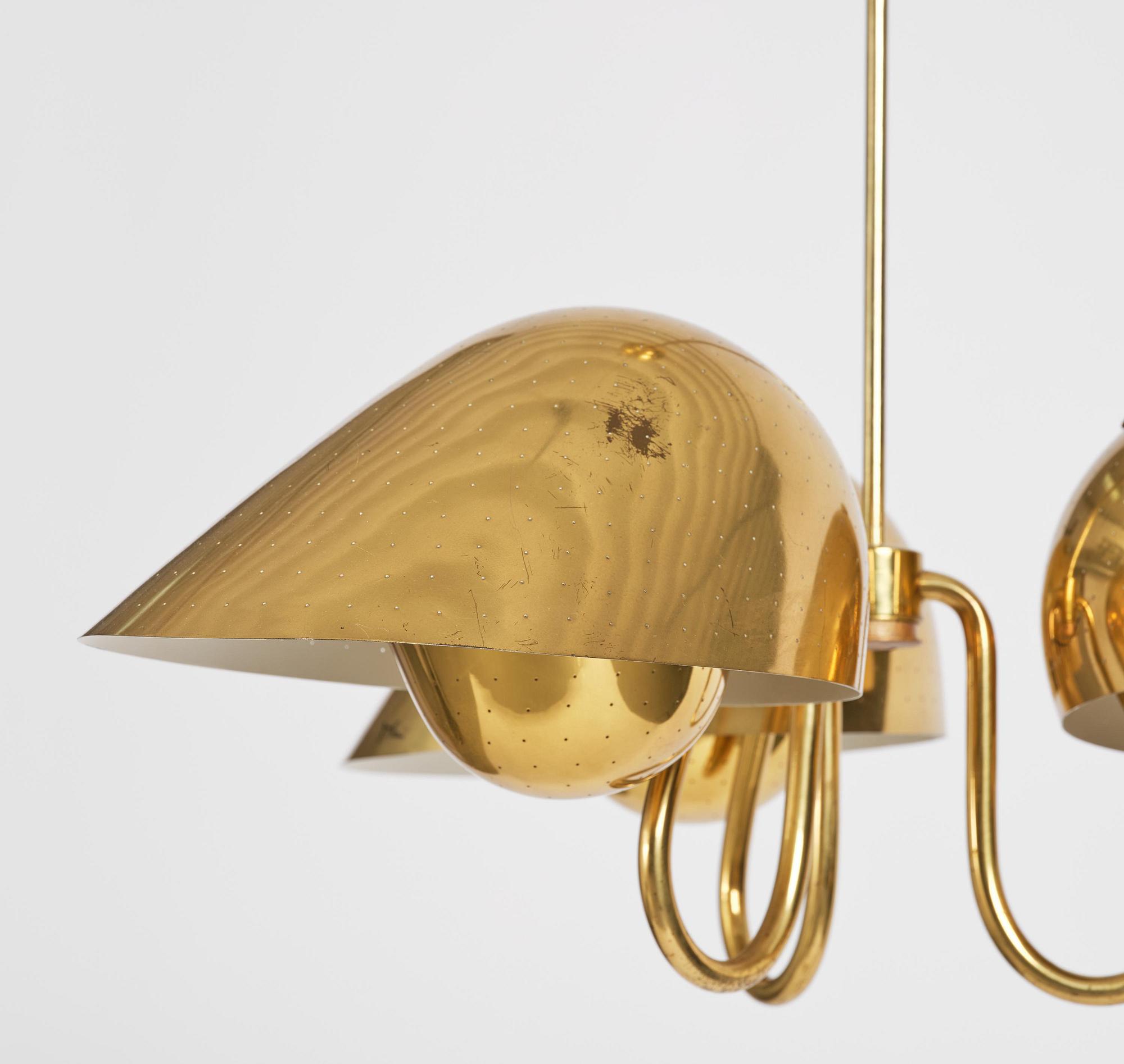 Carl-Axel Acking, a ceiling lamp, Bröderna Malmströms Metallvarufabrik, Malmö, 1940s.