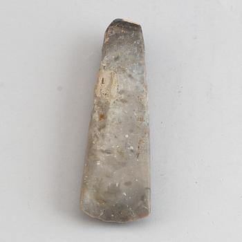 A neolithic flint axe.