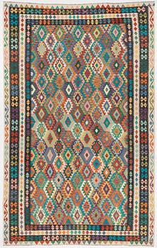 An, Afghan kilim carpet, c. 496 x 319 cm.