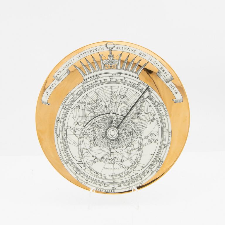 Piero Fornasetti, tallrikar, 5 st, "Astro Labio", Milano, Italien porslin.