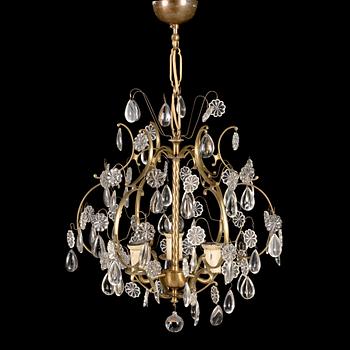 Paavo Tynell, a mid-20th century '1457/3' chandelier for Taito.