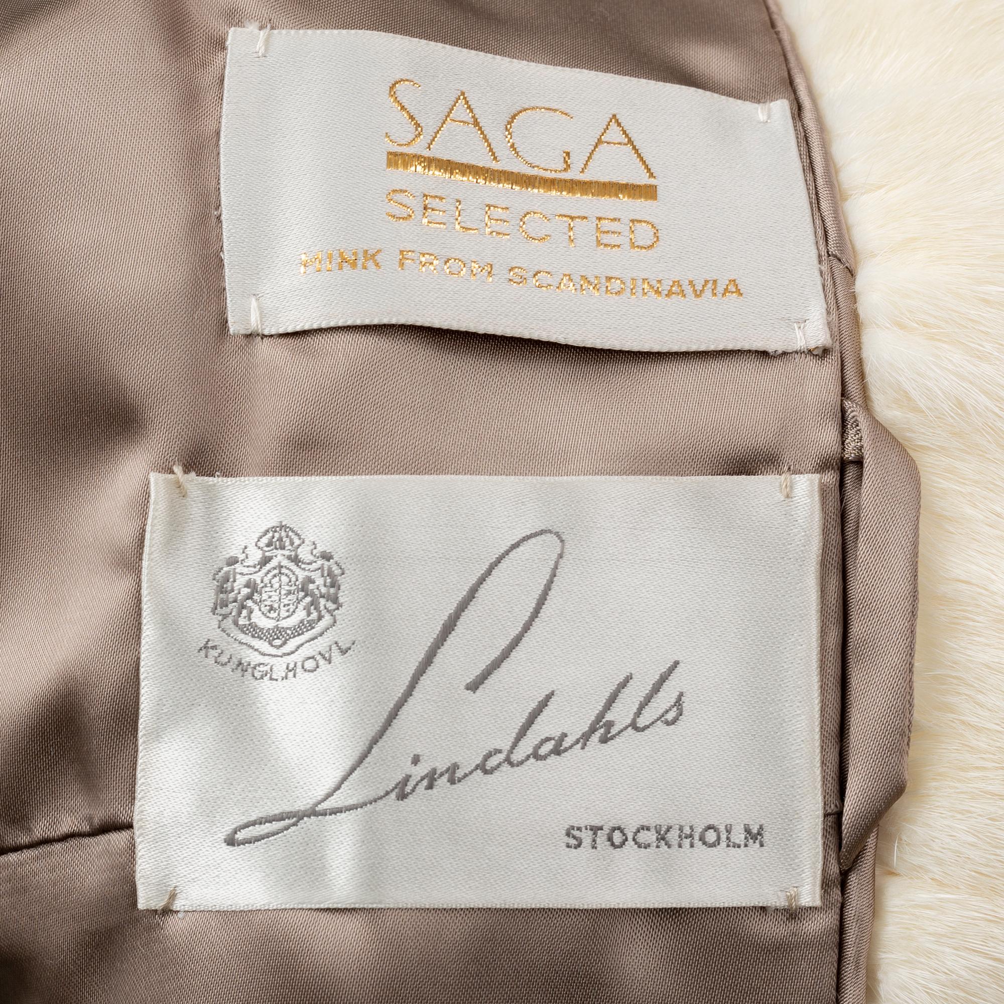 PÄLSKAPPA, mink, Saga Selected, Lindahls, Stockholm, 1970-tal. Omkring storlek Small.
