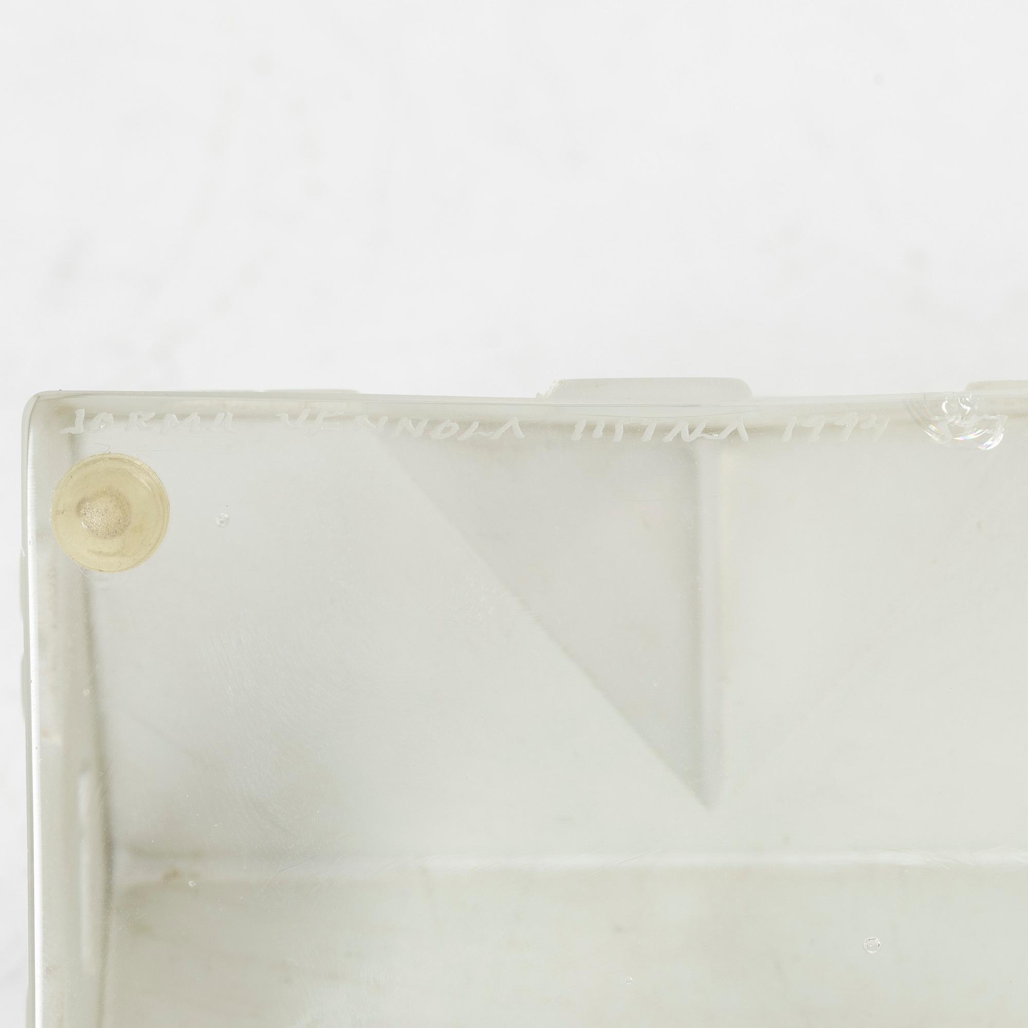 Jorma Vennola, Glasskulpturer, 11 delar, "Iittalabyn", 1990-tal.