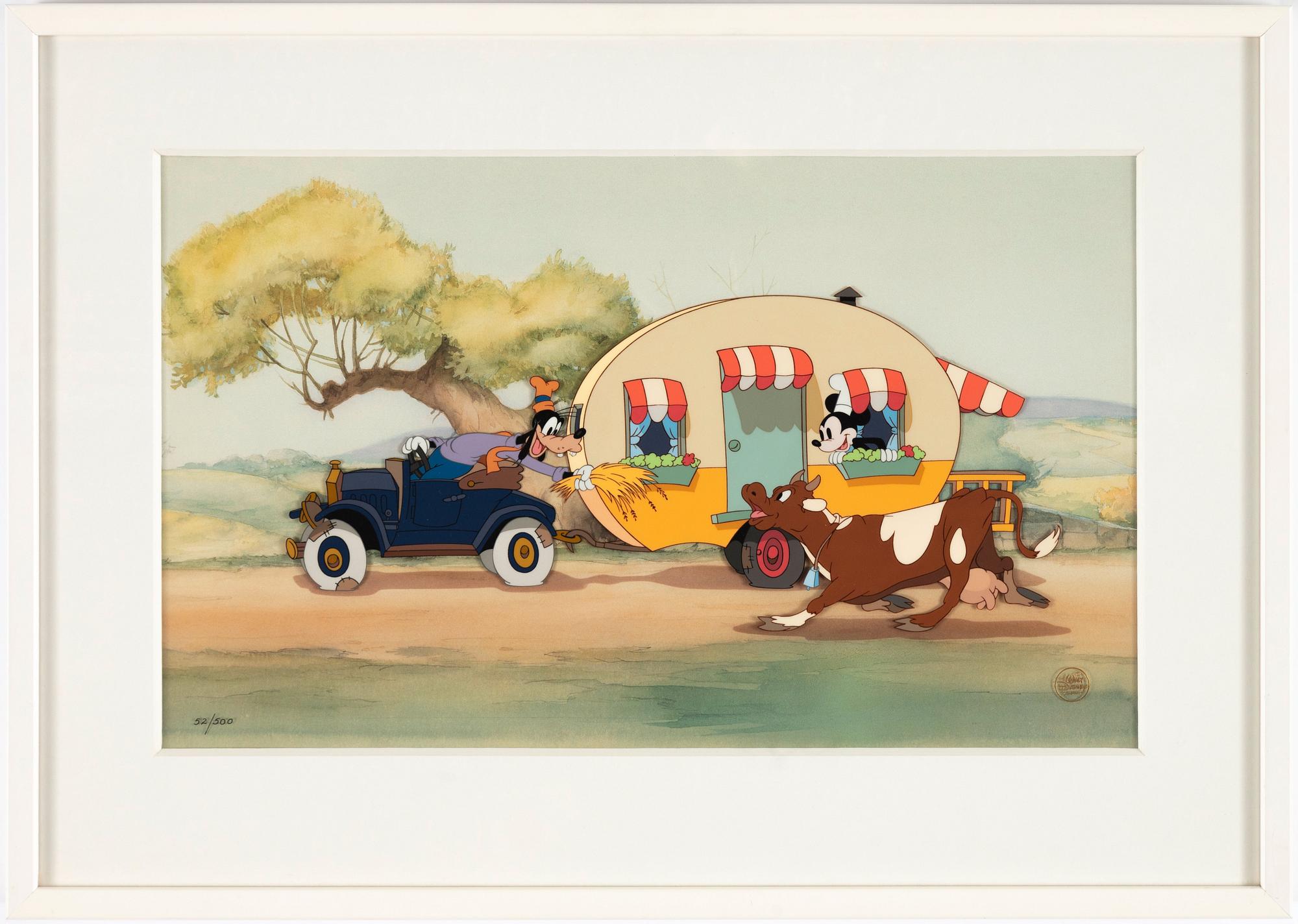Walt Disney, "Mickey's Trailer, 1938".