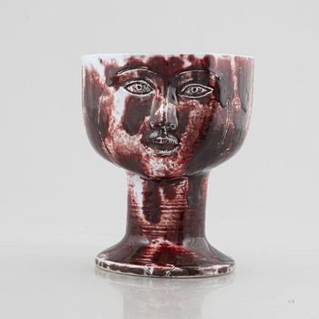 Lisa Larson, vas, stengods, troligen prototyp, Gustavsberg.