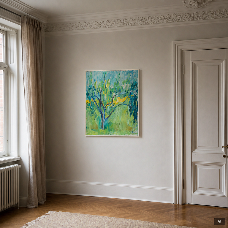 Leopold Fare, "Blomning Södra Mellby, Österlen".